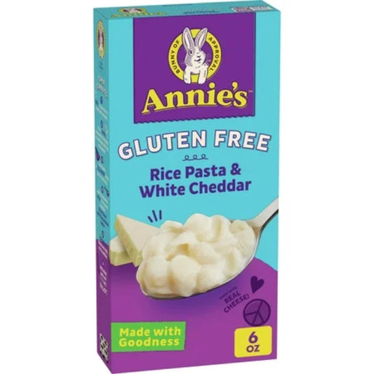 ANNIES HOMEGROW - Rice Pasta Shells with White Cheddar 6OZ ( Pack of 12)