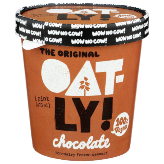 OATLY - Ice Cream Chocolate No Dairy 1pt, (Pack of - 8 )