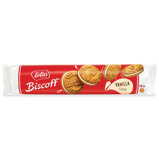 Lotus Biscoff - Sandwich Cookie Vanilla Cream 5.29 OZ - (Pack of 9)