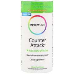 RAINBOW LIGHT - Counter Attack Immune Support 90TB ( Pack of 12)