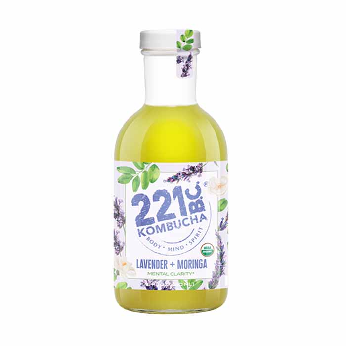 221Bc Kombucha - Kombucha Moringa Lvndr, 16oz