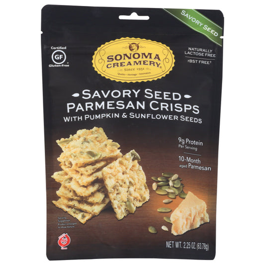 SONOMA CREAMERY - Savory Seed Cheese Crisps 2.25OZ ( Pack of 6)