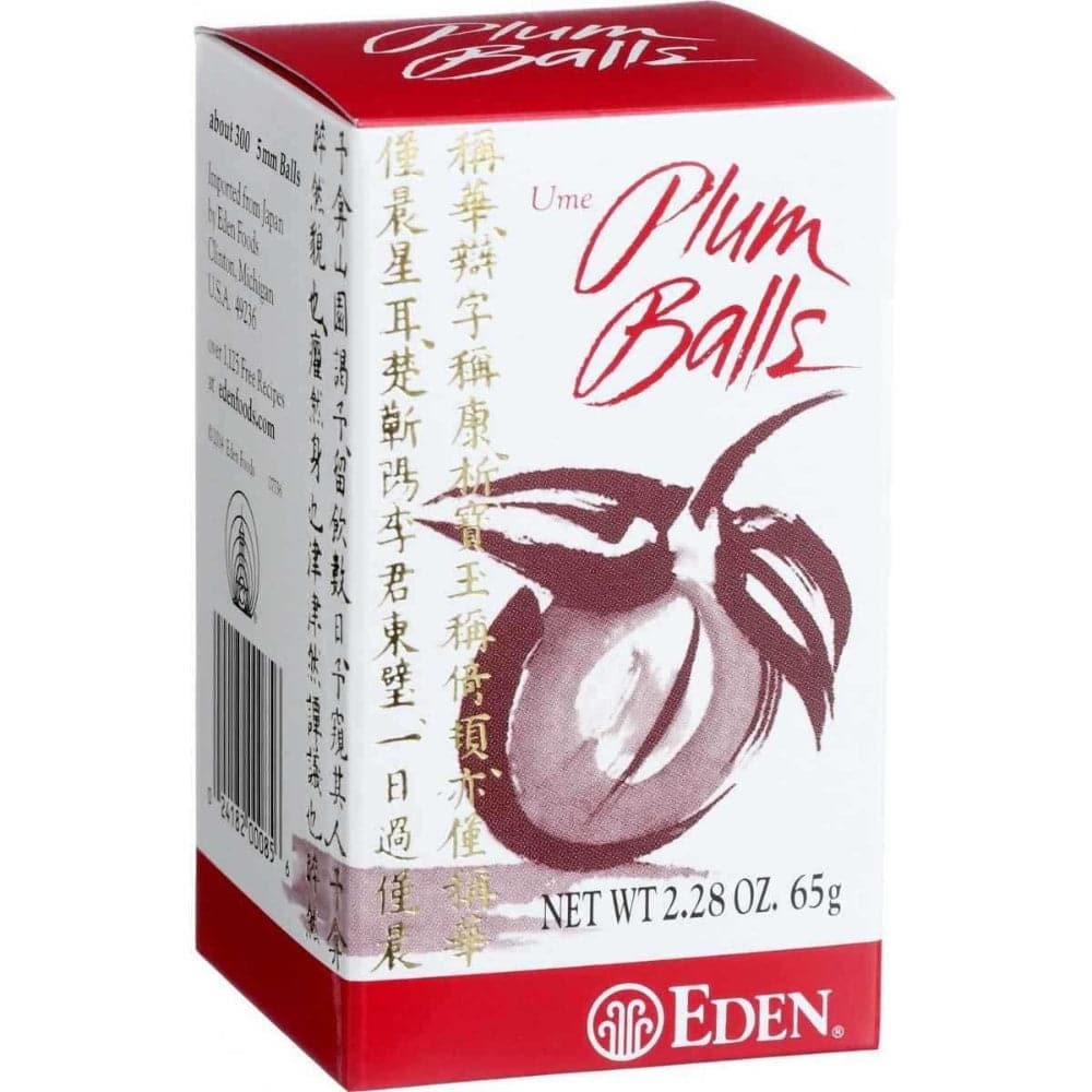 Eden Foods - Ume Plum Balls, 2.28 Oz