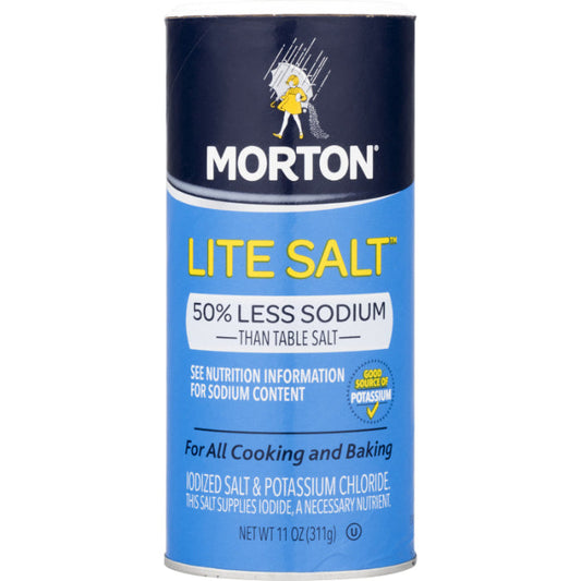 MORTONS - Lite Salt 11OZ ( Pack of 12)