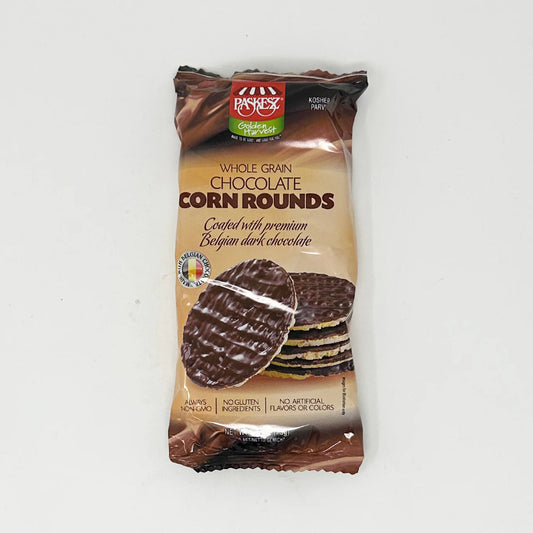 PASKESZ - Whole Grain Chocolate Corn Rounds 2.6OZ ( Pack of 16)