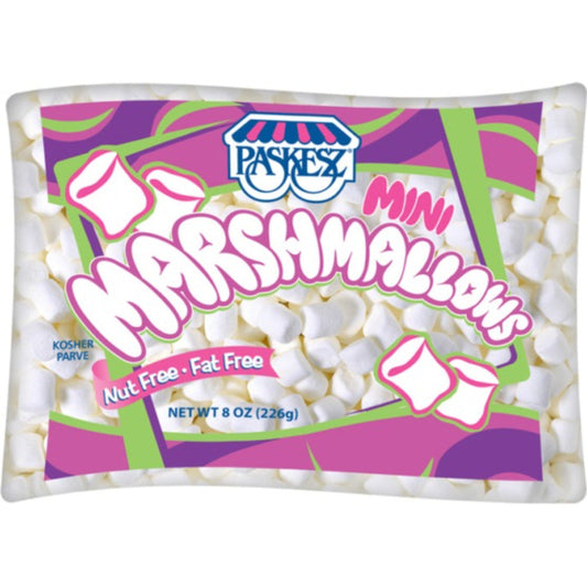PASKESZ - Mini Marshmallows 8OZ ( Pack of 12)