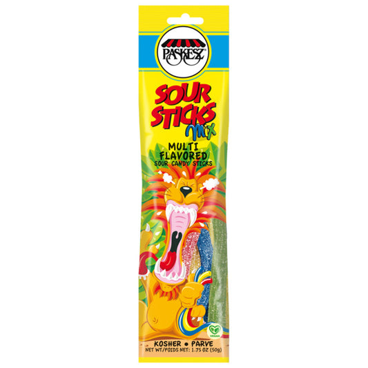 PASKESZ - Candy Sticks Sour Mix 1.75OZ ( Pack of 24)