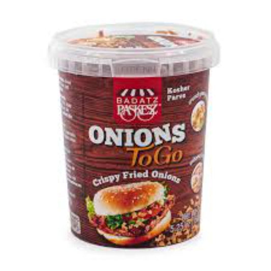 PASKESZ - Onions To Go Crispy Fried 5.25OZ ( Pack of 12)