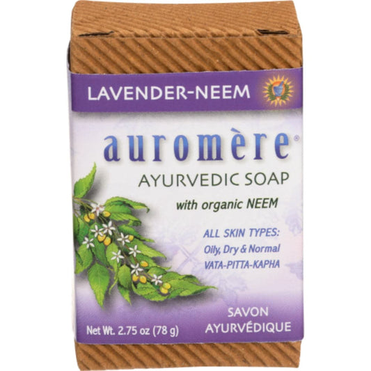 Auromere - Ayurvedic Bar Soap Lavender-Neem