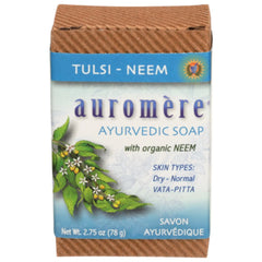 Auromere - Organic Tulsi-Neem Ayurvedic Soap