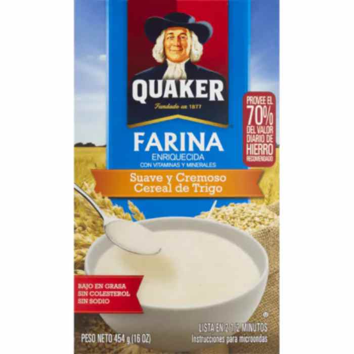 QUAKER - Cereal Farina 16OZ ( Pack of 12)