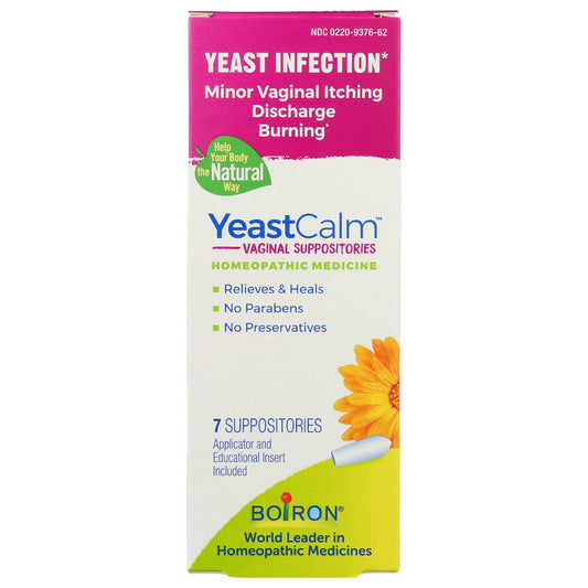 BOIRON - YeastCalm Vaginal Suppositories 7PC ( Pack of 1)