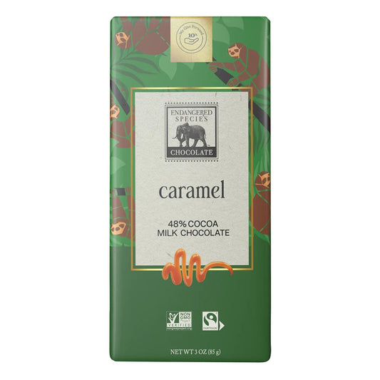 ENDANGERED SPEC - Milk Chocolate Cream Sloth Bar 3OZ ( Pack of 12)