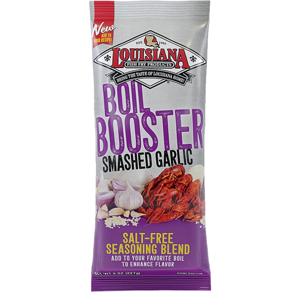 Louisiana - Fish Fry Boil Booster Smashed Garlic, 8 Oz