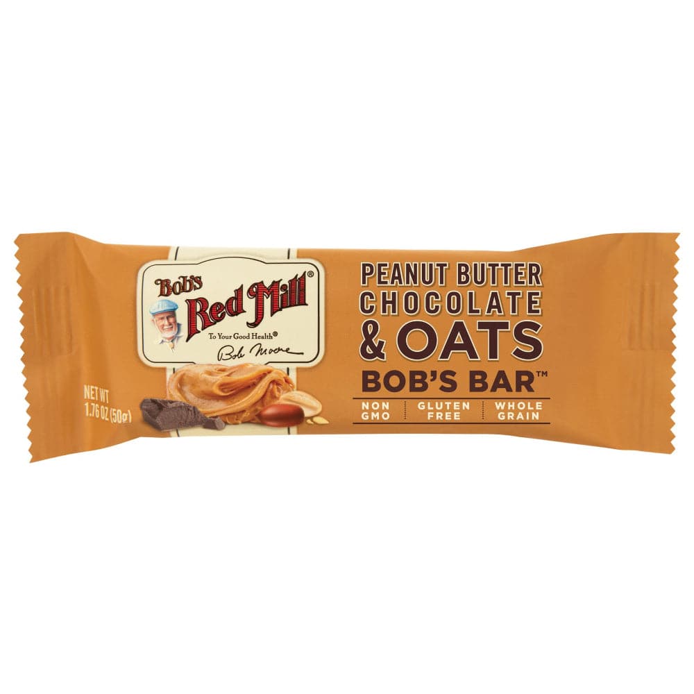 Bob's Red Mill - Peanut Butter Chocolate and Oats Bar 1.76 OZ - (Pack of 12)