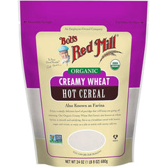 Bob's Red Mill - Organic Creamy White Wheat Farina Hot Cereal