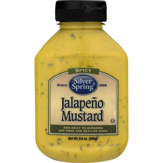 SILVER SPRINGS - Jalapeño Mustard 9.5OZ ( Pack of 9)