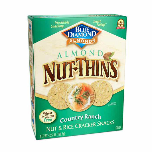 BLUE DIAMOND - Country Ranch Cracker Nuts 4.25OZ ( Pack of 12)