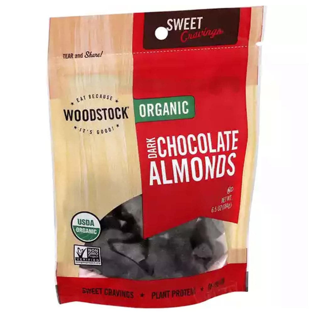 Woodstock - Organic Dark Chocolate Covered Almonds