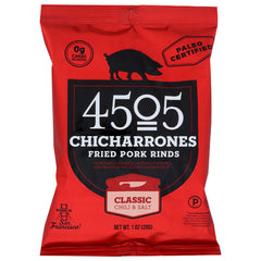 4505 MEATS CHICHARRONES CHILE SALT 1 OZ - Pack of 12