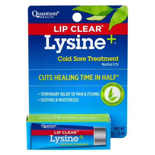 QUANTUM - Lip Clear Lysine+ Ointment 0.25OZ ( Pack of 1)