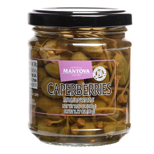 MANTOVA - Caperberries Italian Style 7.05OZ ( Pack of 12)