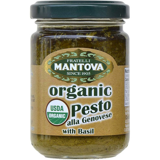 MANTOVA - Organic Pesto Genovese 4.6OZ ( Pack of 12)