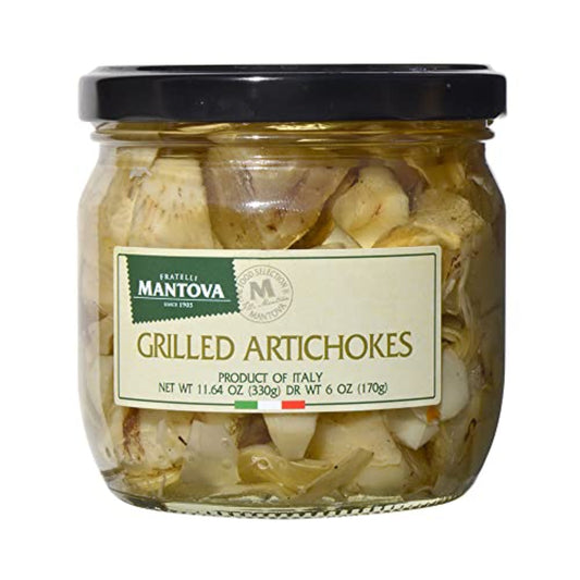 MANTOVA - Grilled Artichokes 11.64OZ ( Pack of 6)