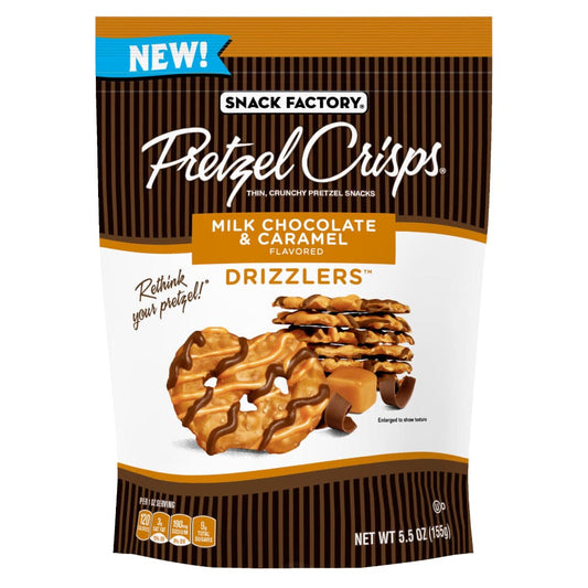 Snack Factory - Pretzel Crisps Milk Chocolate Caramel