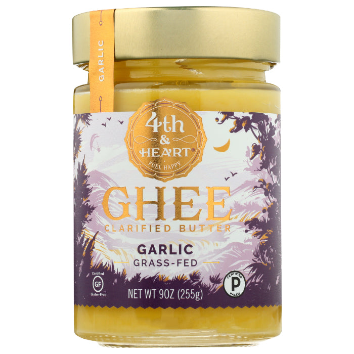 4TH HEART GHEE GARLIC 9 OZ - Pack of 6