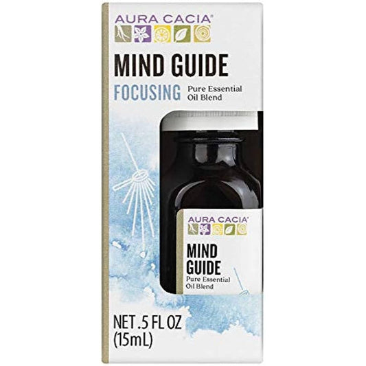 Aura Cacia - Mind Guide Essential Oil Blend, 0.5 FO - (Pack of 1)