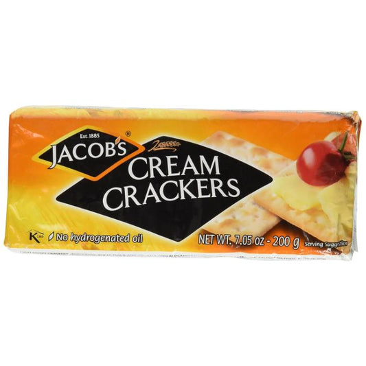 JACOBS - Cream Crackers 7.05OZ ( Pack of 24)