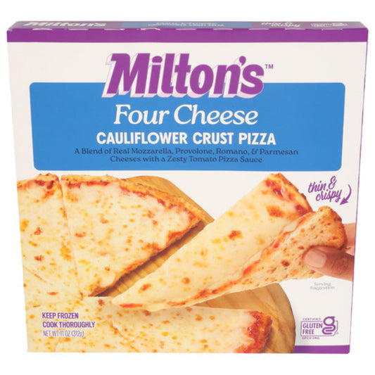 MILTONS - Pizza Four Cheese 11oz, (Pack of - 8 )