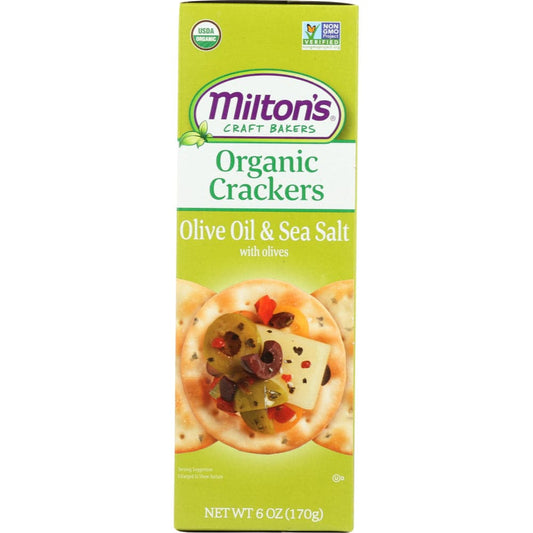 Milton's - Craft Bakers Organic Olive Oil & Sea Salt Crackers