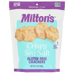 MILTONS - Baked Sea Salt Crackers 4.5OZ ( Pack of 12)