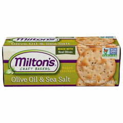 MILTONS - Olive Oil Sea Salt Crackers 6.8OZ ( Pack of 8)