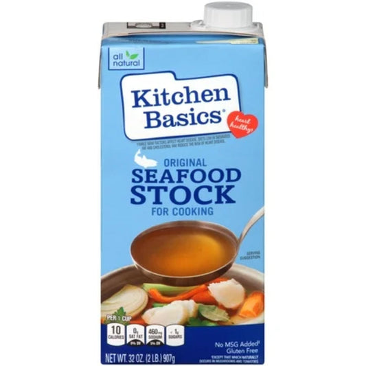 KITCHEN BASICS - Seafood Stock 32OZ ( Pack of 12)