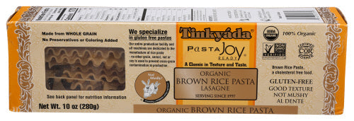 TINKYADA - Brown Rice Lasagne Pasta 10OZ ( Pack of 12)