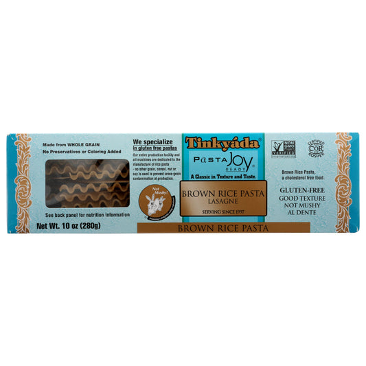 TINKYADA - Brown Rice Pasta Lasagne 10OZ ( Pack of 12)