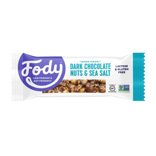 FODY FOOD CO - Dark Chocolate Sea Salt Bar 1.41OZ ( Pack of 12)