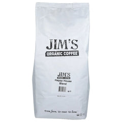 Jim's Organic - Coffee Light Roast Whole Bean Happy House Blend