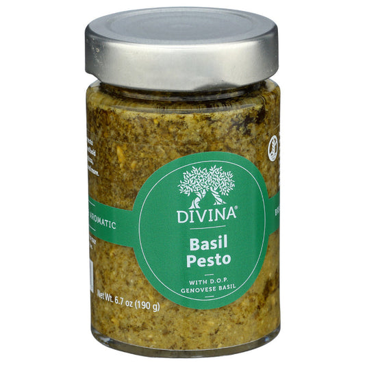 DIVINA - Basil Pesto Sauce 6.7OZ ( Pack of 6)