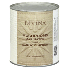 Divina - Mushrooms Marinated with Garlic & Herbs, 2.8kg