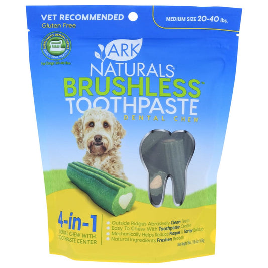 Ark Naturals - Brushless Toothpaste Dog Dental Chews