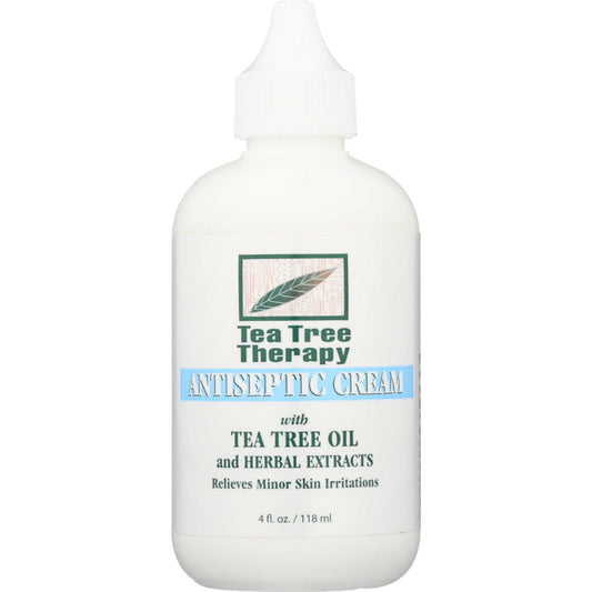 TEA TREE THERAP - Antiseptic Cream with Tea Tree Oil  4OZ ( Pack of 3)