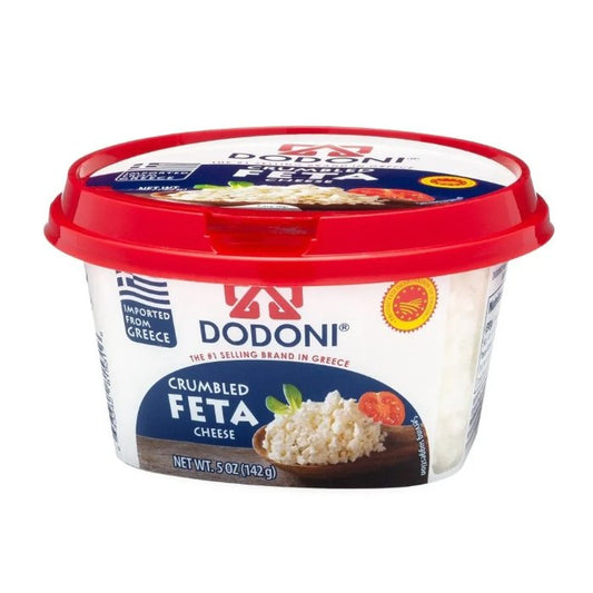 DODONI - Crumbled Feta Cheese 5OZ ( Pack of 12)