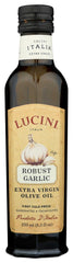 Lucini - Robust Garlic Extra Virgin Olive Oil, 8.5 Oz - Pack of 6