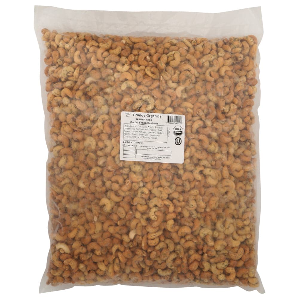 Grandy Oats - Organic Garlic & Herb Cashews