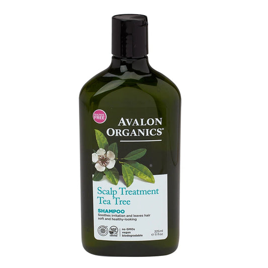 AVALON ORGANICS - Tea Tree Scalp Treatment Shampoo 11OZ ( Pack of 1)