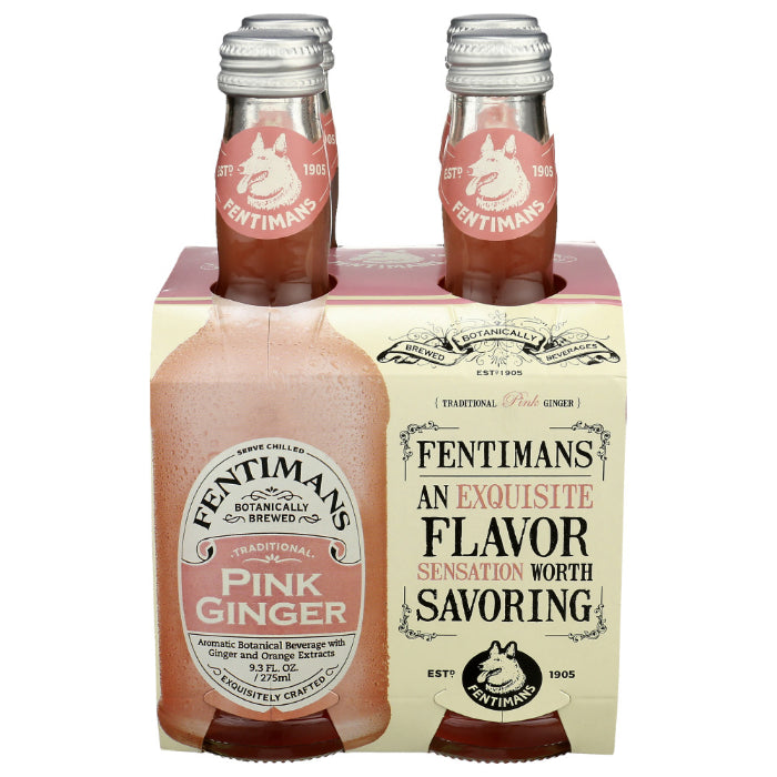 FENTIMANS - Pink Ginger Soft Drink 37.2FO ( Pack of 6)